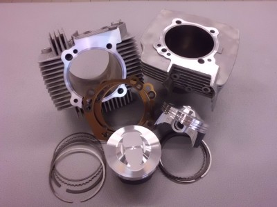Kit cilindri e pistoni completi da 102mm per motori Ducati 2 valvole